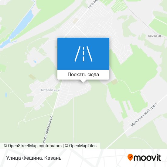 Карта Улица Фешина