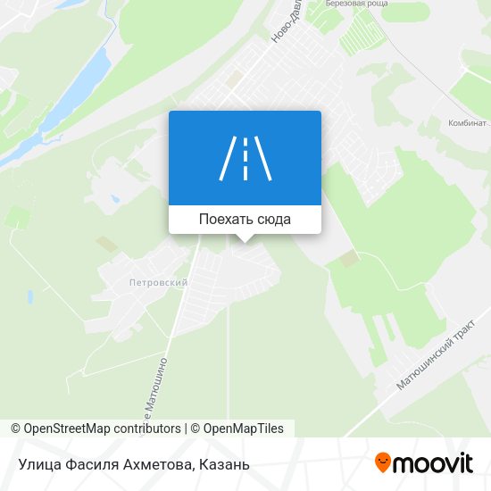 Карта Улица Фасиля Ахметова