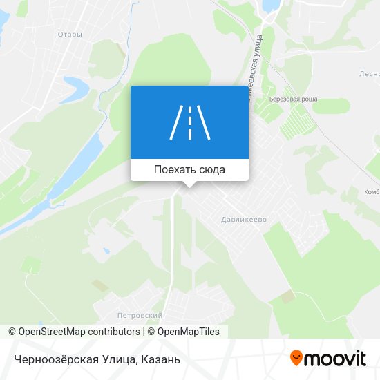 Карта Черноозёрская Улица