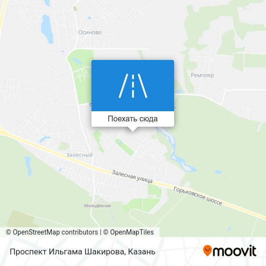 Карта Проспект Ильгама Шакирова