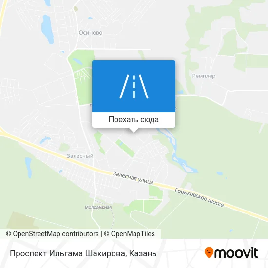 Карта Проспект Ильгама Шакирова