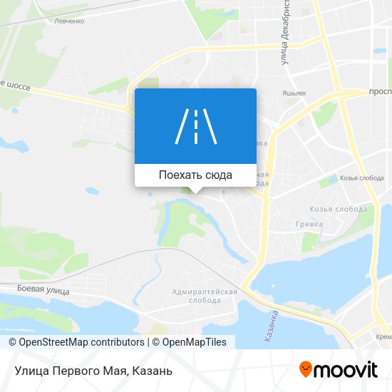 Карта Улица Первого Мая