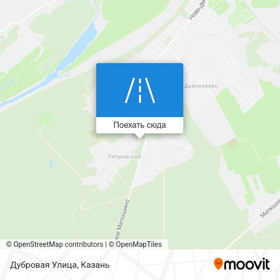 Карта Дубровая Улица