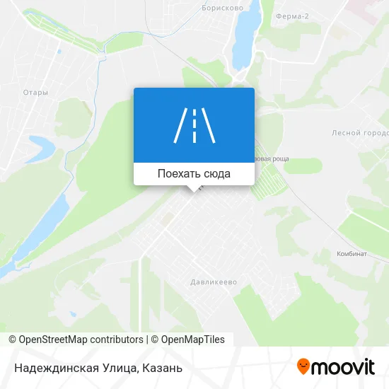 Карта Надеждинская Улица