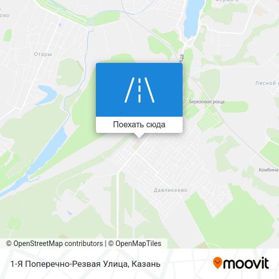 Карта 1-Я Поперечно-Резвая Улица