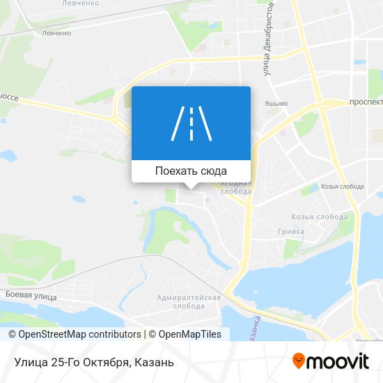 Карта Улица 25-Го Октября