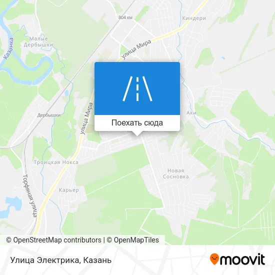 Карта Улица Электрика