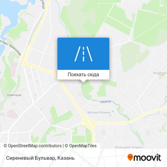 Карта Сиреневый Бульвар