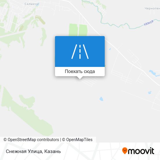 Карта Снежная Улица