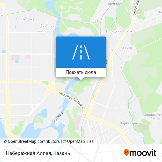 Карта Набережная Аллея