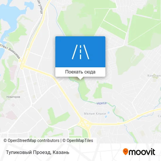 Карта Тупиковый Проезд