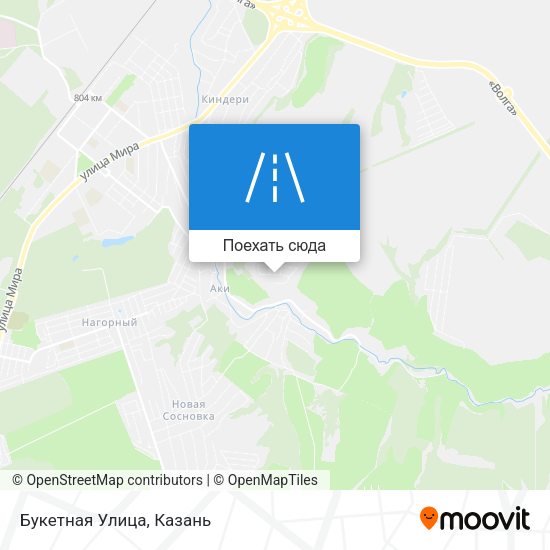 Карта Букетная Улица