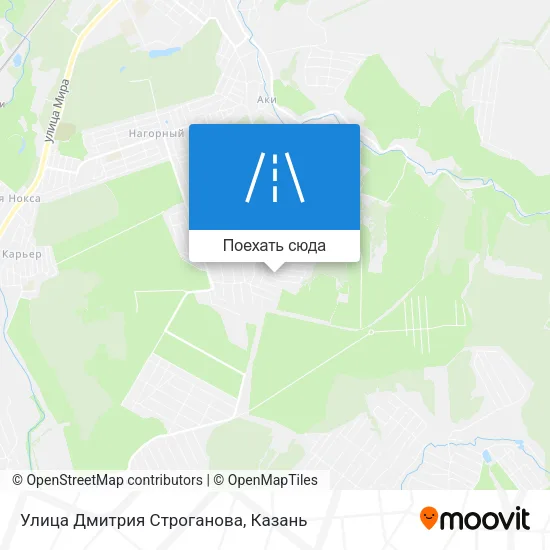 Карта Улица Дмитрия Строганова
