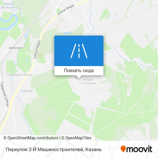 Карта Переулок 2-Й Машиностроителей