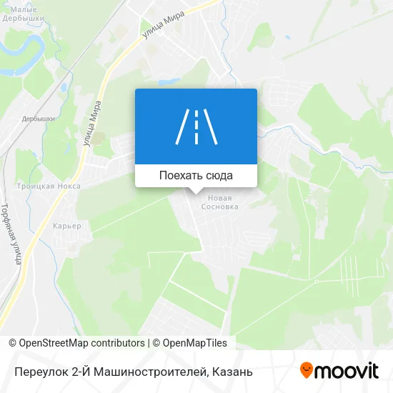 Карта Переулок 2-Й Машиностроителей