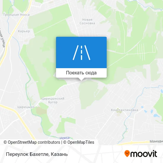 Карта Переулок Бахетле