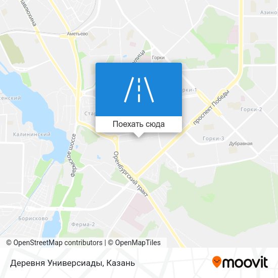 Карта Деревня Универсиады