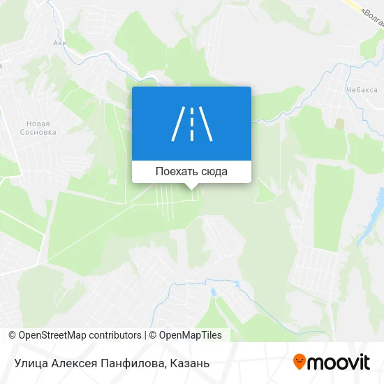 Карта Улица Алексея Панфилова
