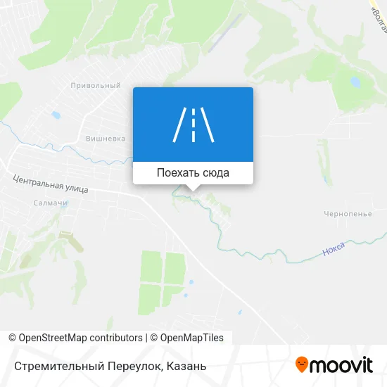 Карта Стремительный Переулок