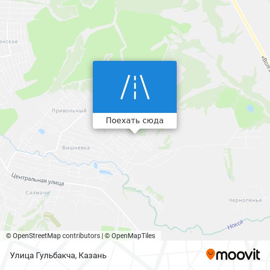Карта Улица Гульбакча