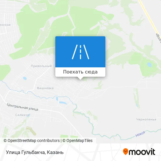 Карта Улица Гульбакча