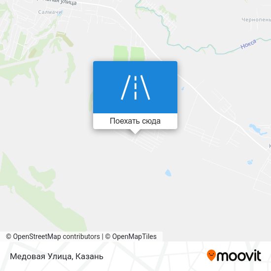 Карта Медовая Улица