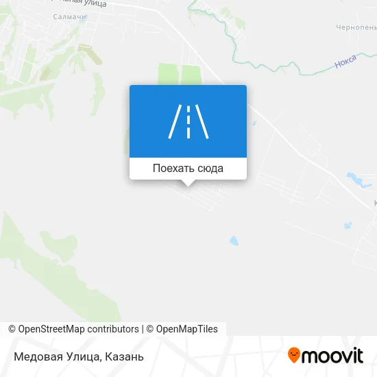 Карта Медовая Улица