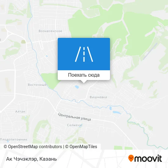 Карта Ак Чэчэклэр