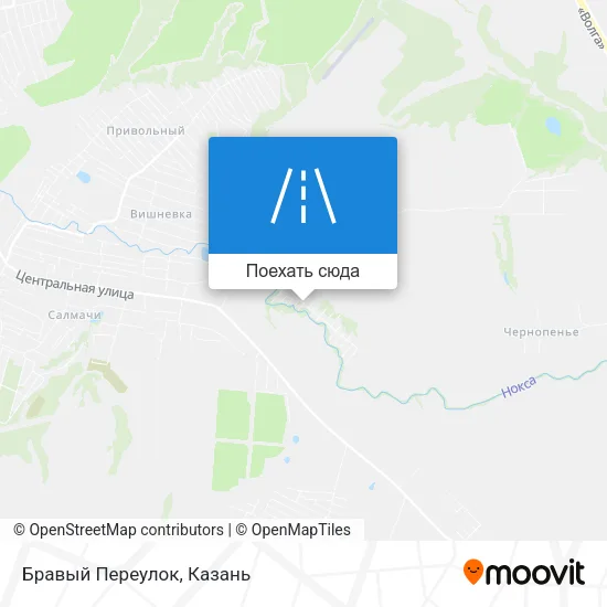 Карта Бравый Переулок