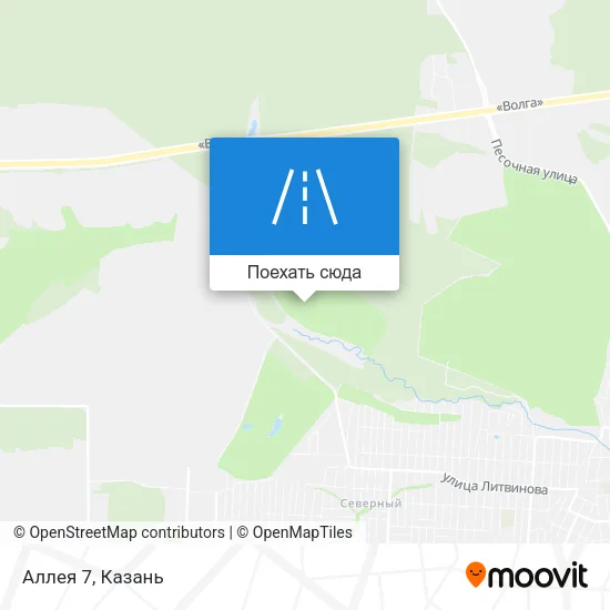 Карта Аллея 7