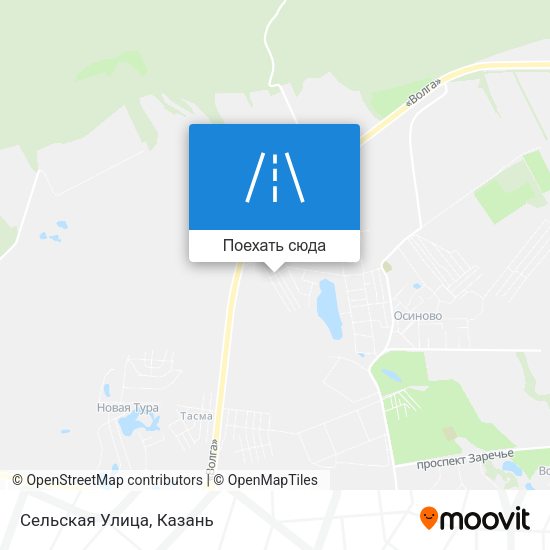 Карта Сельская Улица