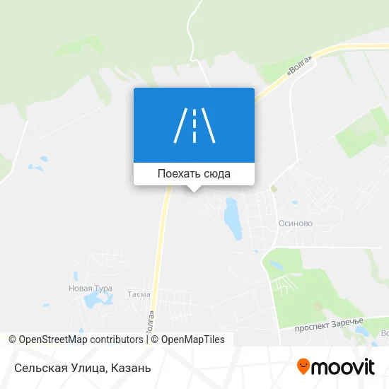 Карта Сельская Улица
