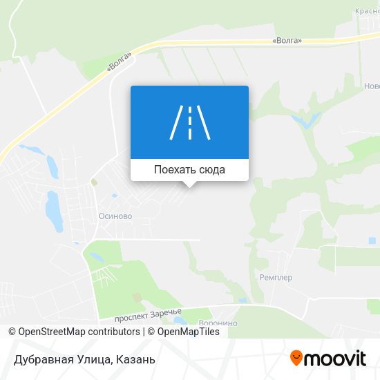 Карта Дубравная Улица