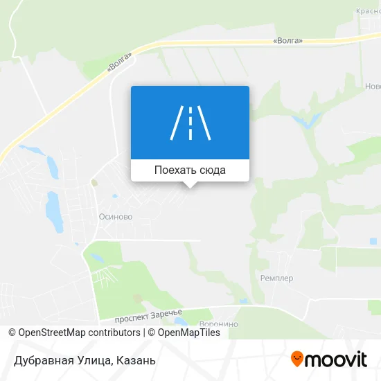 Карта Дубравная Улица