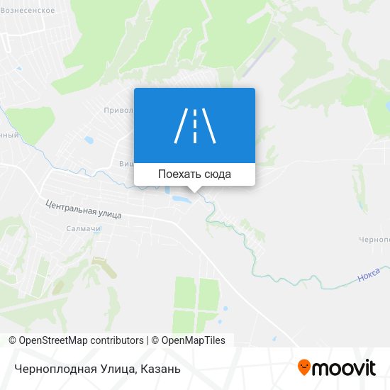 Карта Черноплодная Улица