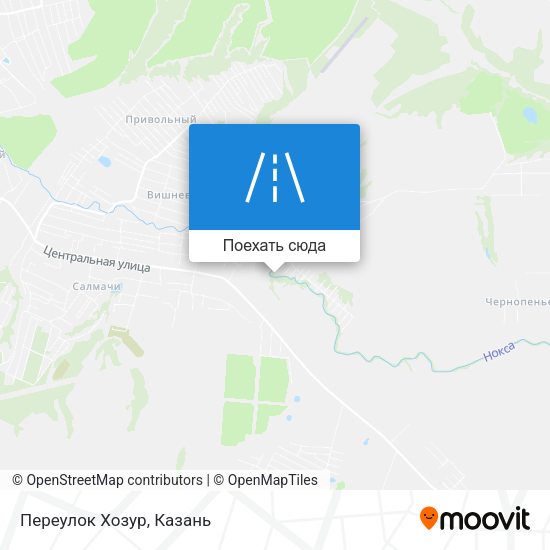 Карта Переулок Хозур