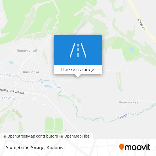 Карта Усадебная Улица