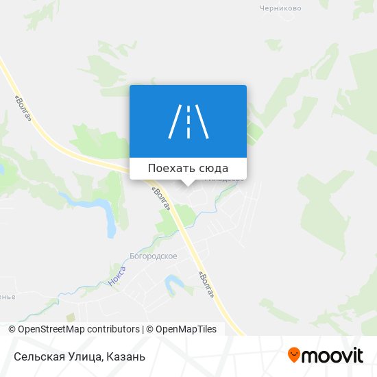 Карта Сельская Улица