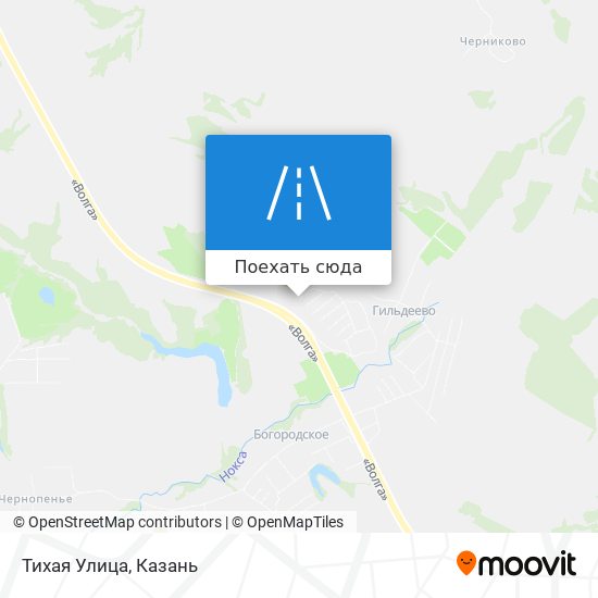 Карта Тихая Улица