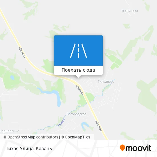 Карта Тихая Улица