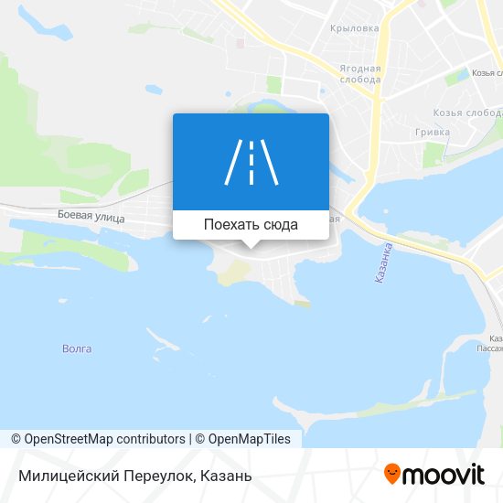 Карта Милицейский Переулок