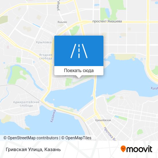 Карта Гривская Улица