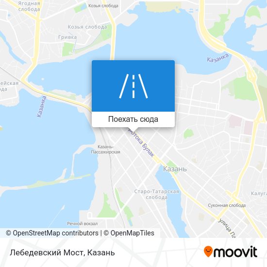 Карта Лебедевский Мост