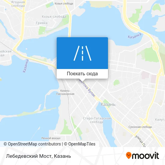 Карта Лебедевский Мост