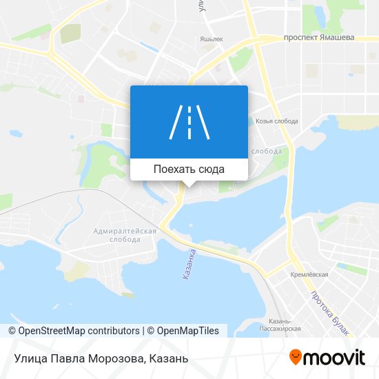 Карта Улица Павла Морозова