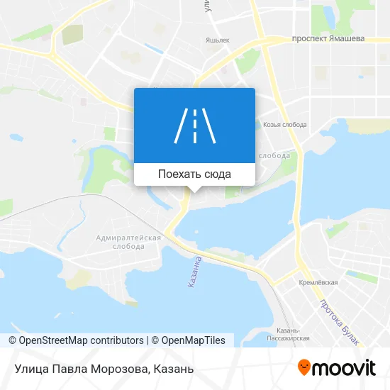 Карта Улица Павла Морозова