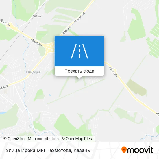 Карта Улица Ирека Миннахметова