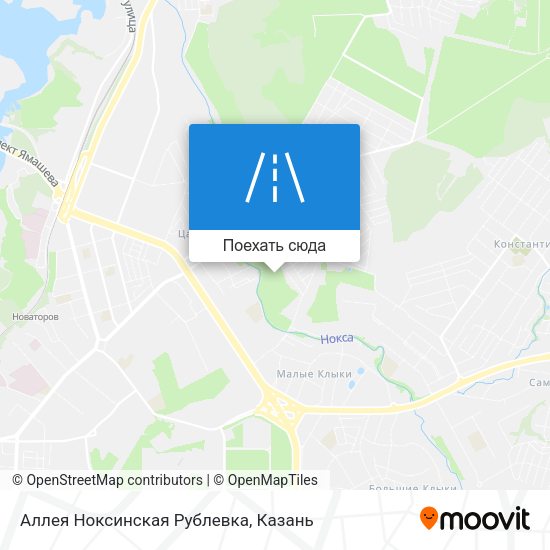 Карта Аллея Ноксинская Рублевка