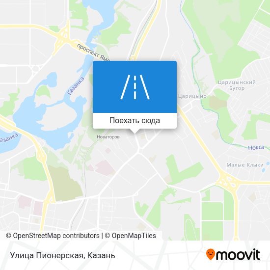 Карта Улица Пионерская