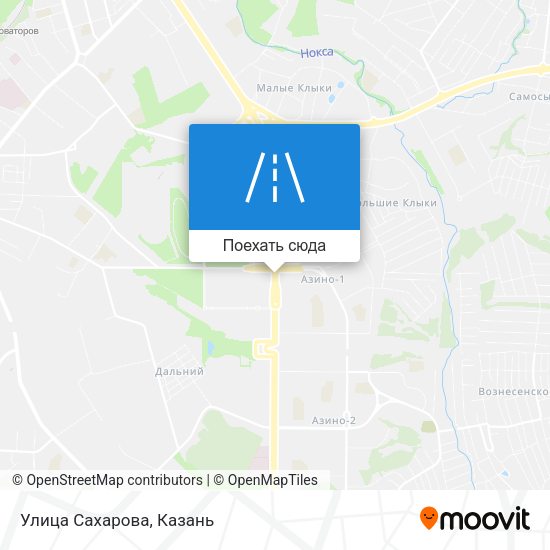 Карта Улица Сахарова